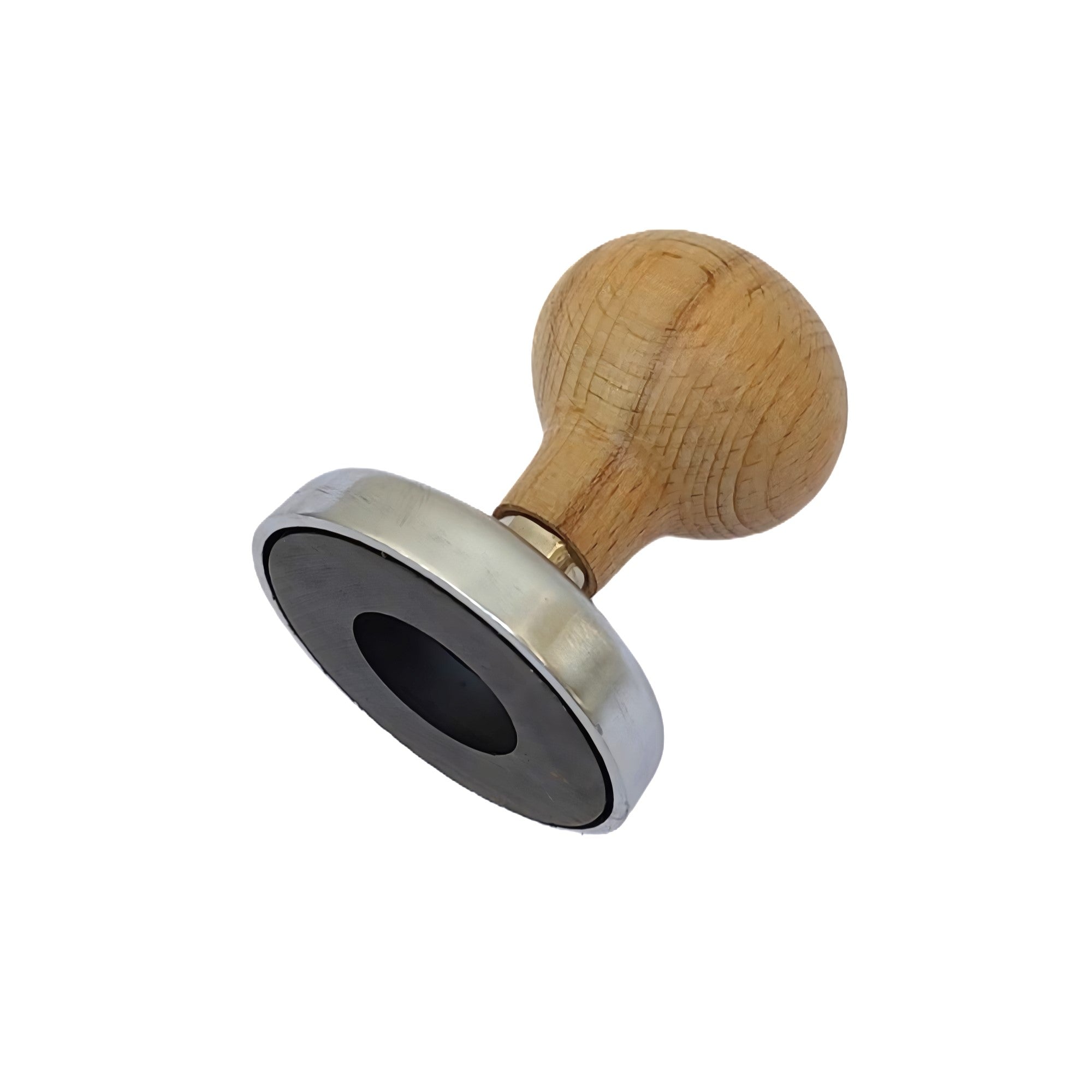 Gold Testing Magnet with Round Wooden Handle - Jewelry Making Tool