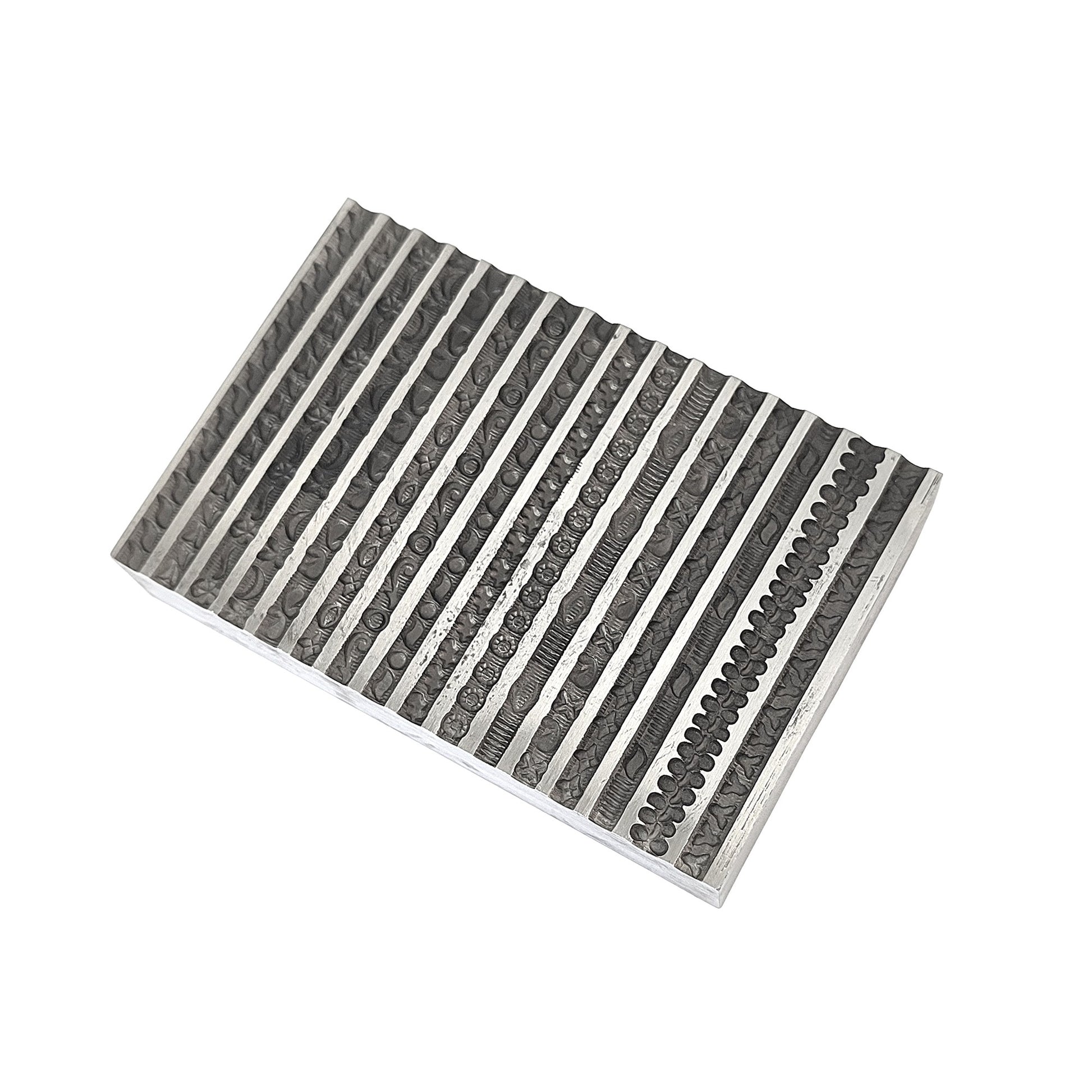 Design #1 Wire Impression Die 16 in 1 Pattern - Wire Bangle Die