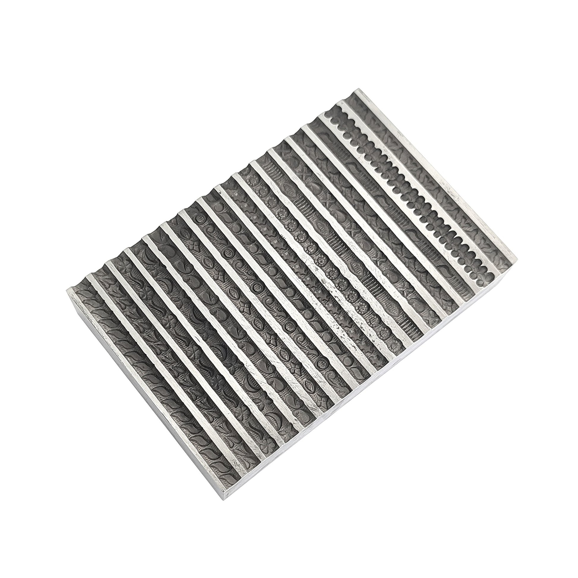 Design #1 Wire Impression Die 16 in 1 Pattern - Wire Bangle Die