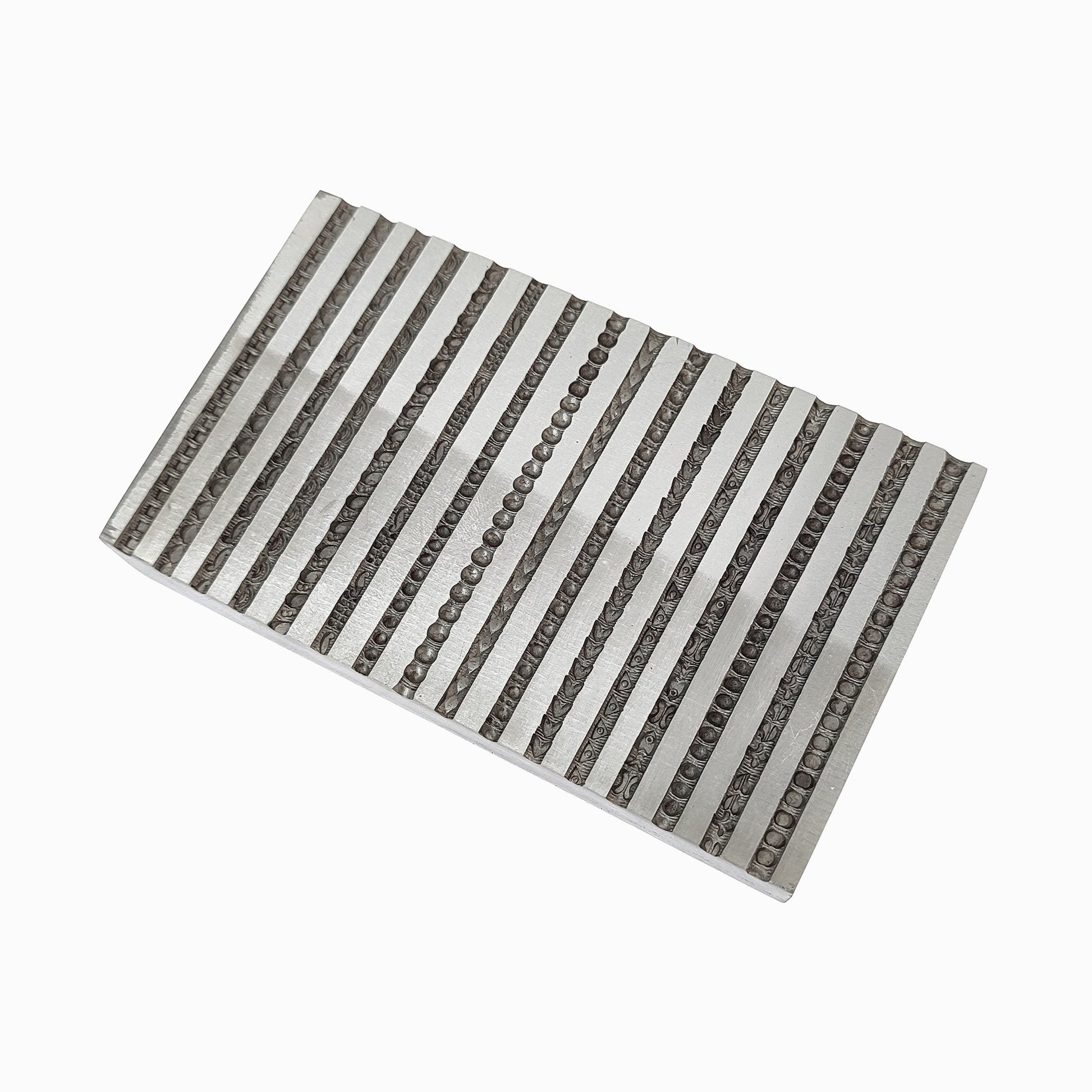 Design #4 Wire Impression Die 16 in 1 Pattern - Wire Bangle Die