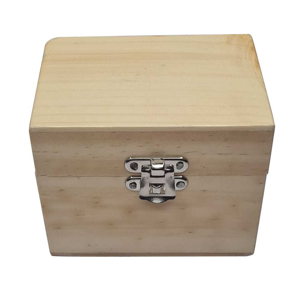 Wooden Box with 5 Compartments for Gold Testing Kit