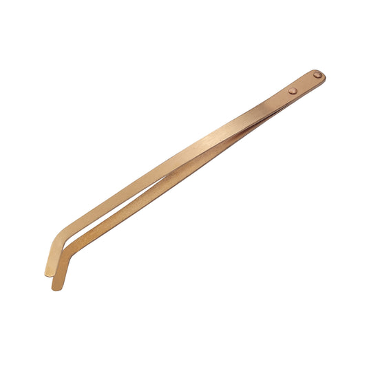 9 inch Copper Pickling Tongs Curved Tip Tweezer Jewelry Pickling Solution Tool