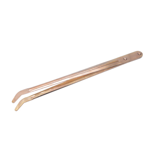 9 inch Copper Pickling Tongs Curved Tip w/ Groove Jewelry Pickling Solution Tool