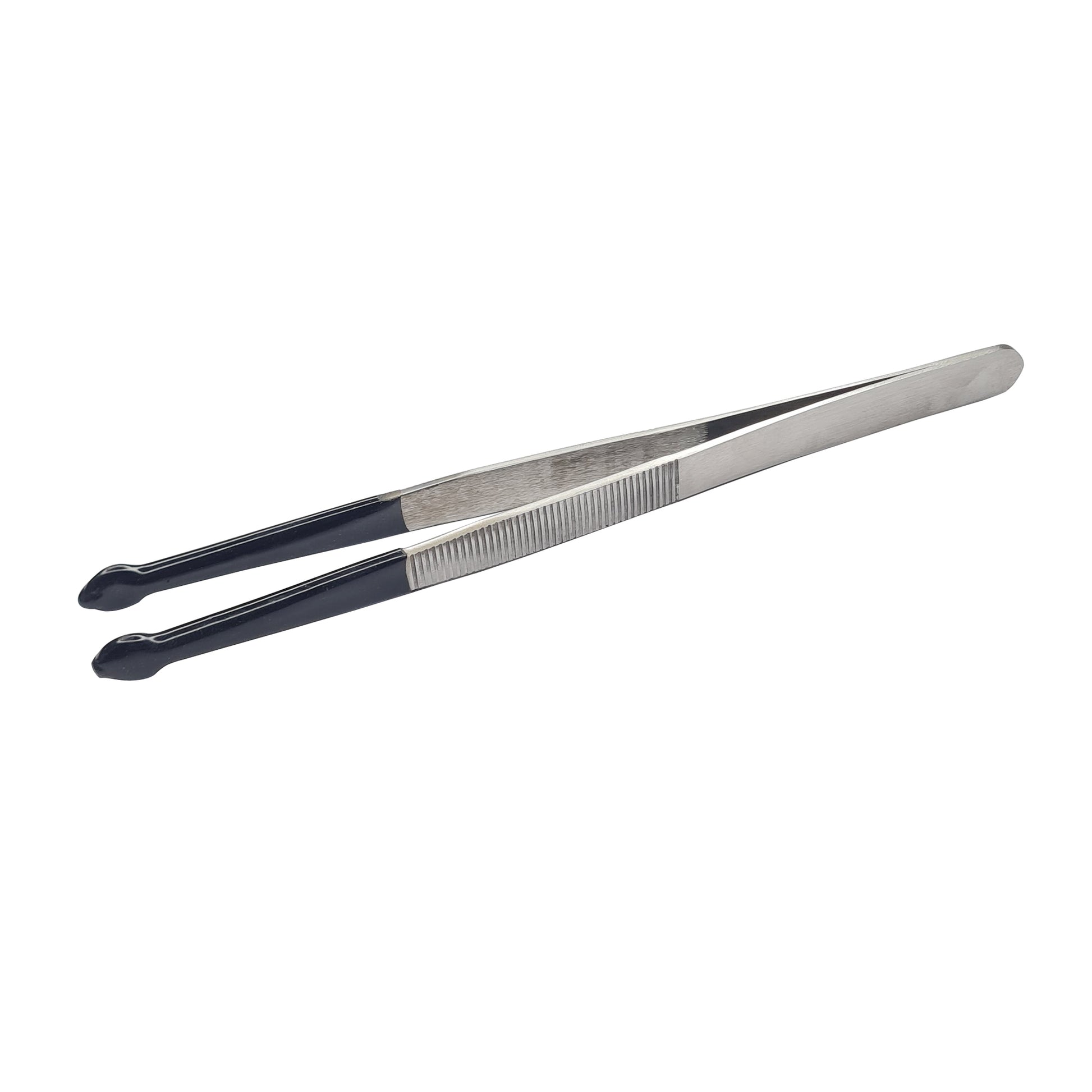 6 inch Pearl Holding Handling Tweezers Rubber Coated - Jewelry Making Tool