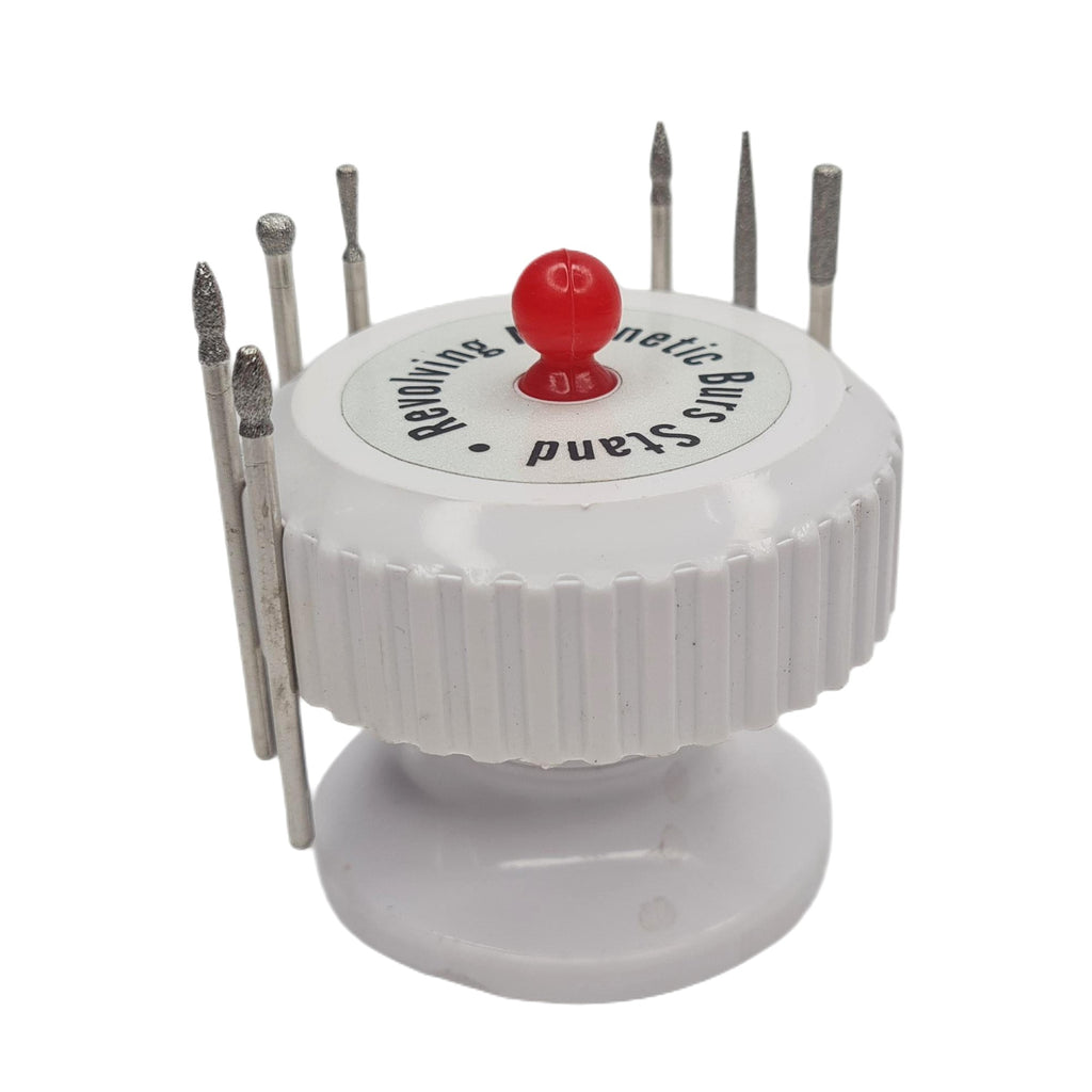 Magnetic Rotary Bur Stand Jewelry Making Drill Instrument Organizer Holder