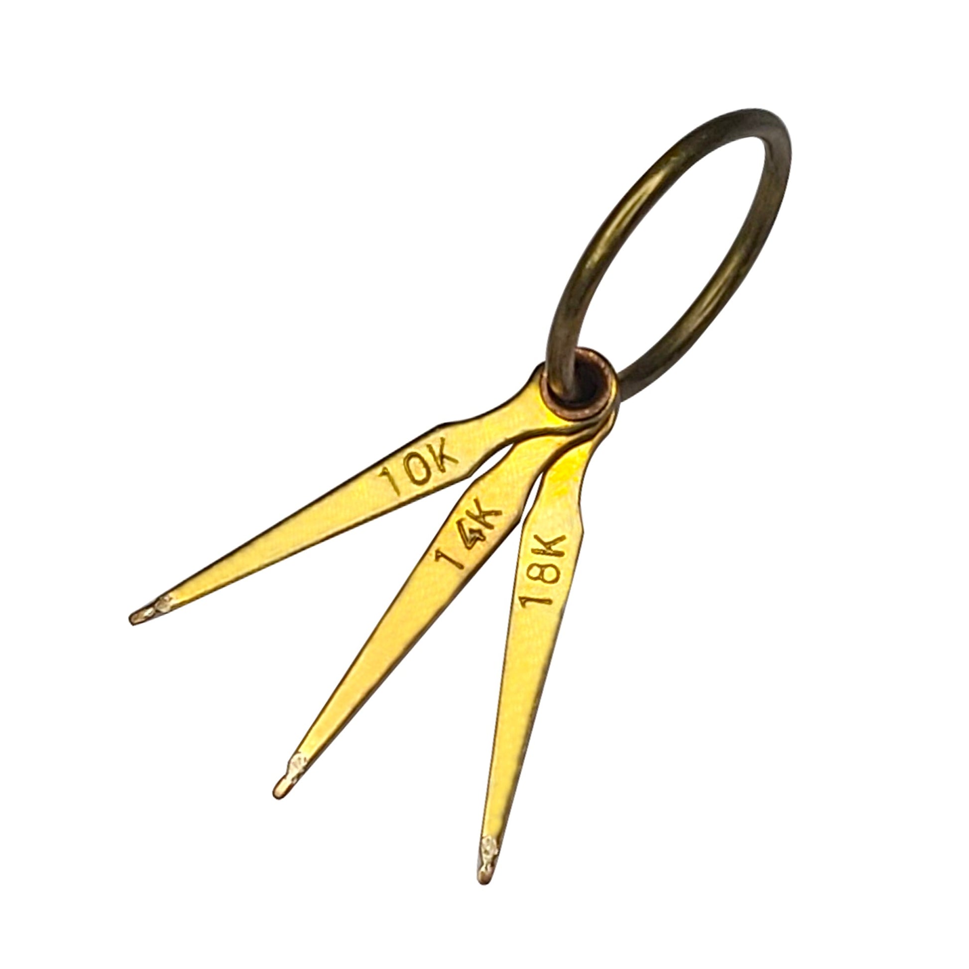 Gold Testing Needle with Set of 3 Needles Size 10k, 14k & 18k