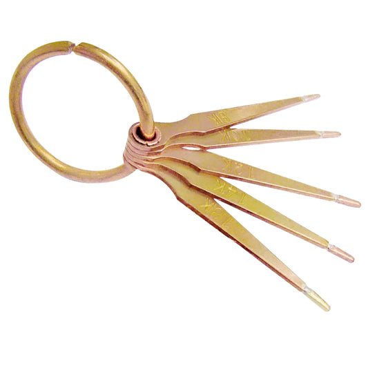Gold Testing Needle Set 8K 10K 12K 14K 18K | Gold Purity Testing Needles