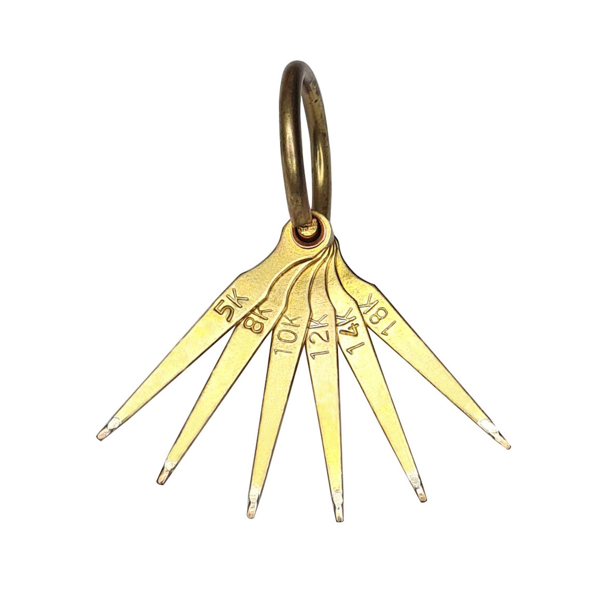 Gold Testing Needle with Set of 6 Needles Size 5k, 8k, 10k, 12k, 14k & 18k