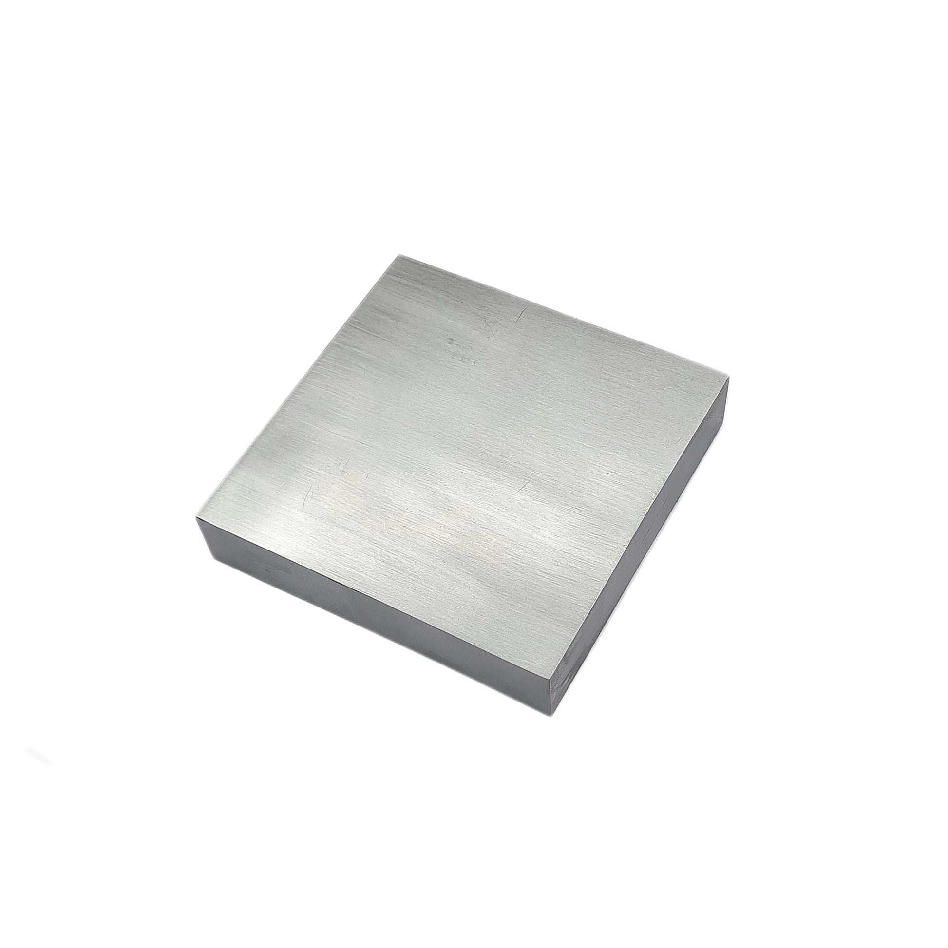 Set of 2 Different Bench Blocks Steel Square 4" x 4" x 3/4" - Metal Forming Tool