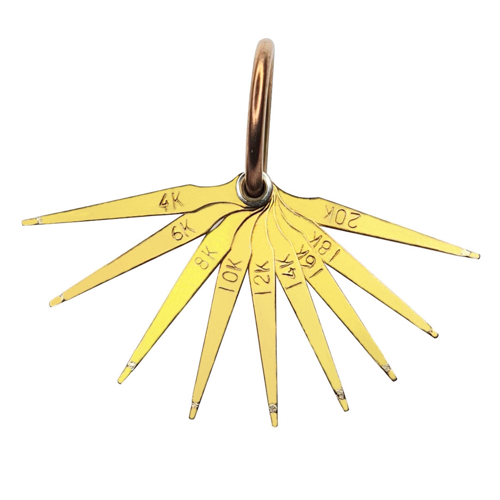 Gold Testing Needle with Set of 9 Needles Size 4k-20k