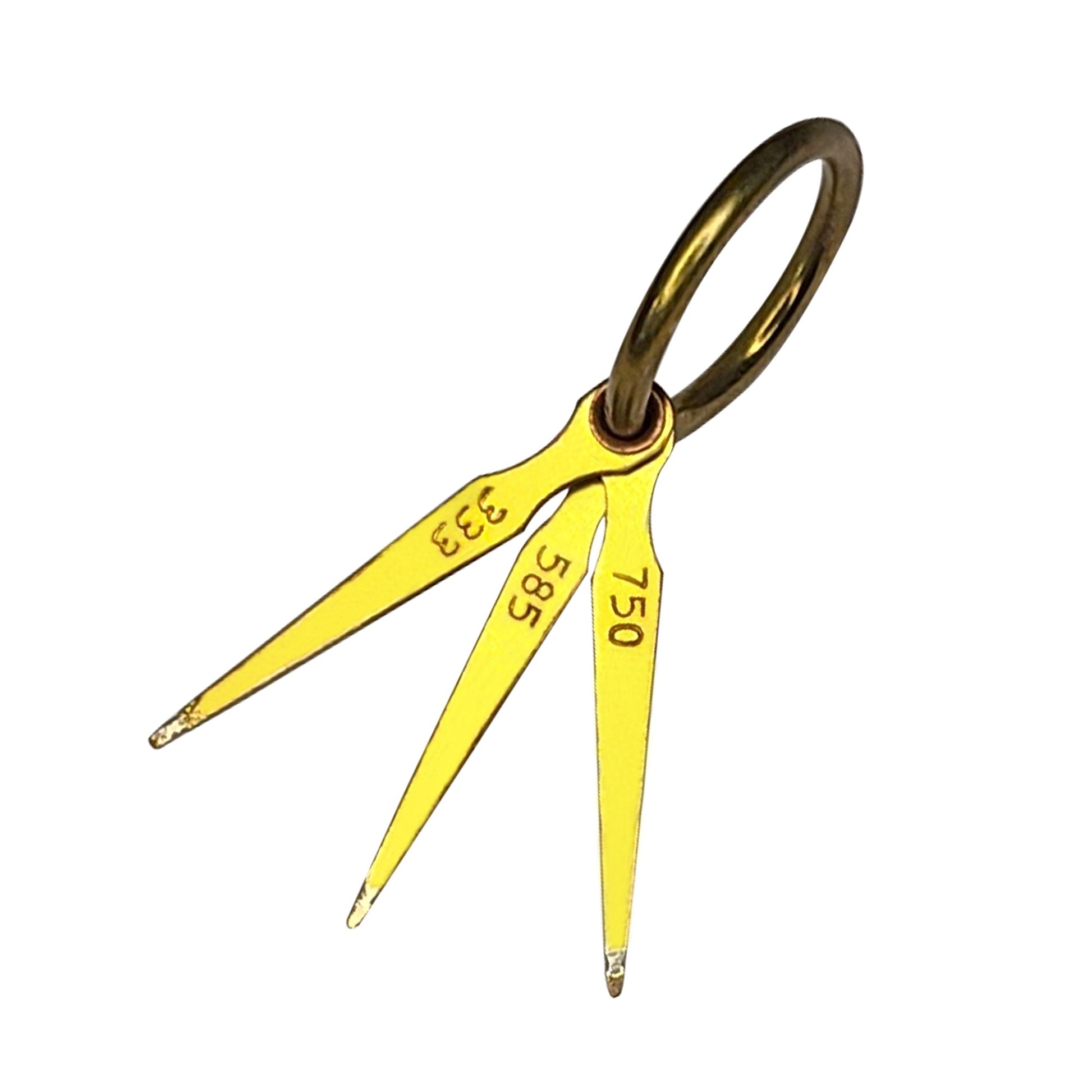 Gold Testing Needle with Set of 3 Needles Size 333, 585 & 750