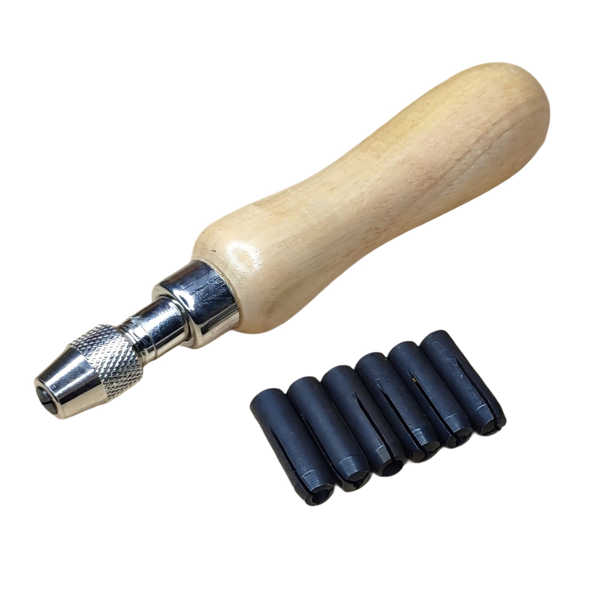 Bezel Setting Tube Holder Jewelers Gemstone Tool with 7 Collets - Jewelry Tool