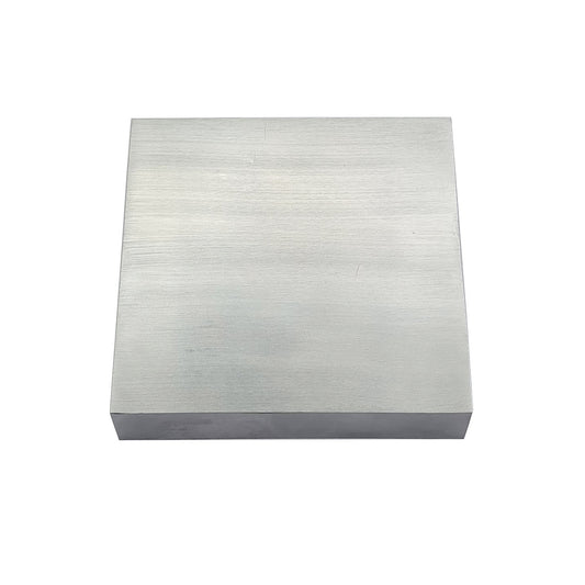 Steel Bench Block Square 4" x 4" x 3/4" -Flattening Hammering Metal Forming Tool