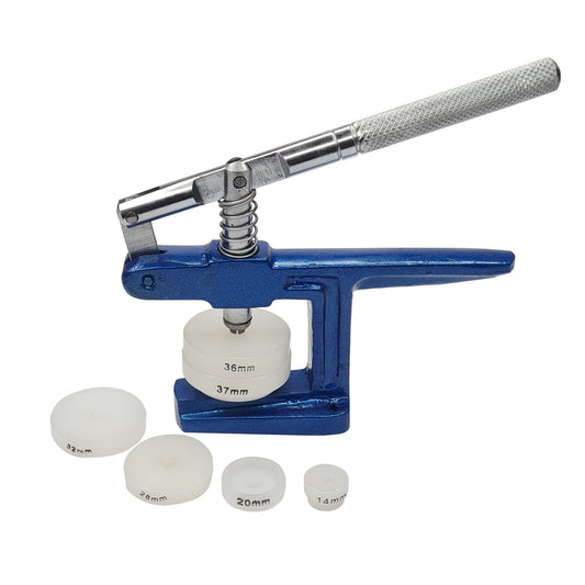 Mini Watch Case And Glass Closing Press with 6 Nylon Dies