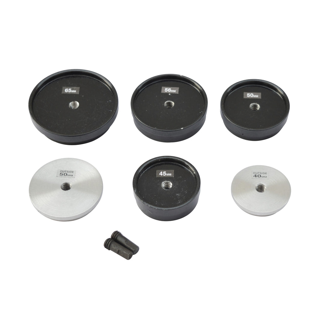 6x Set of Jumbo Watch Dies Aluminum Metal - Watch Repair Tool
