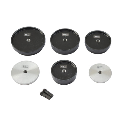 6x Set of Jumbo Watch Dies Aluminum Metal - Watch Repair Tool