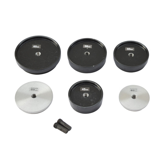 6x Set of Jumbo Watch Dies Aluminum Metal - Watch Repair Tool