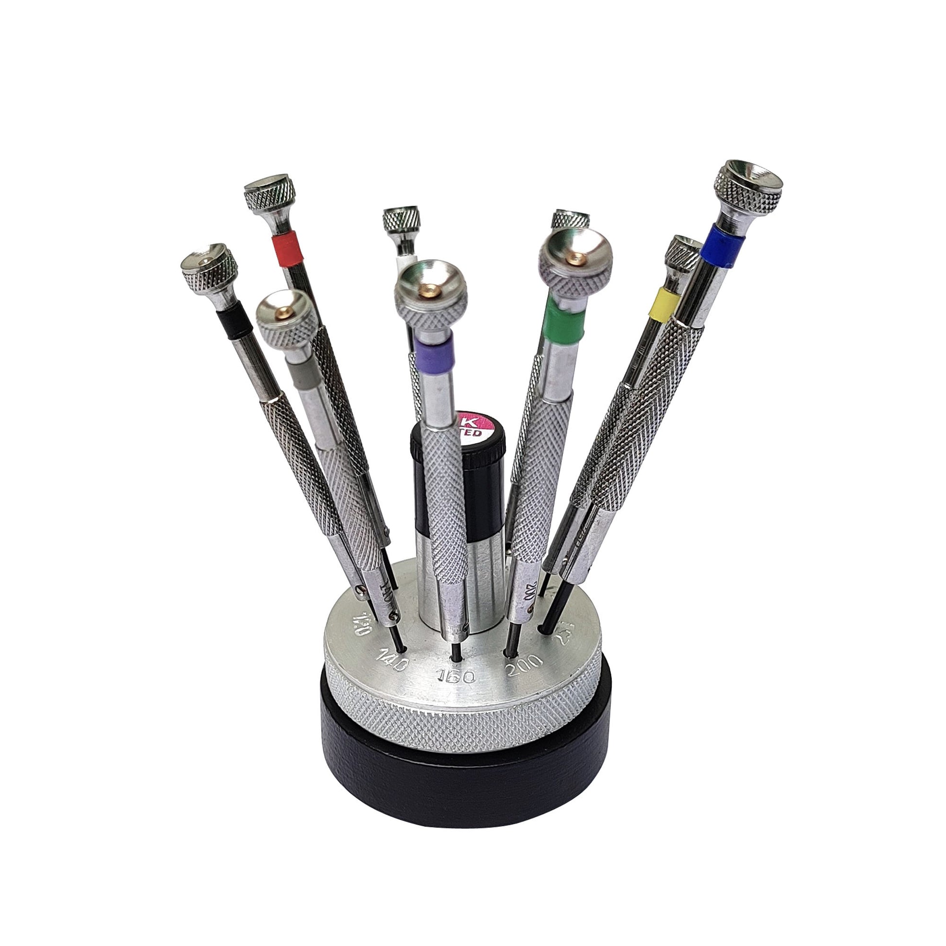 9 Piece Screwdriver Set with Spare Blades & Revolving Stand