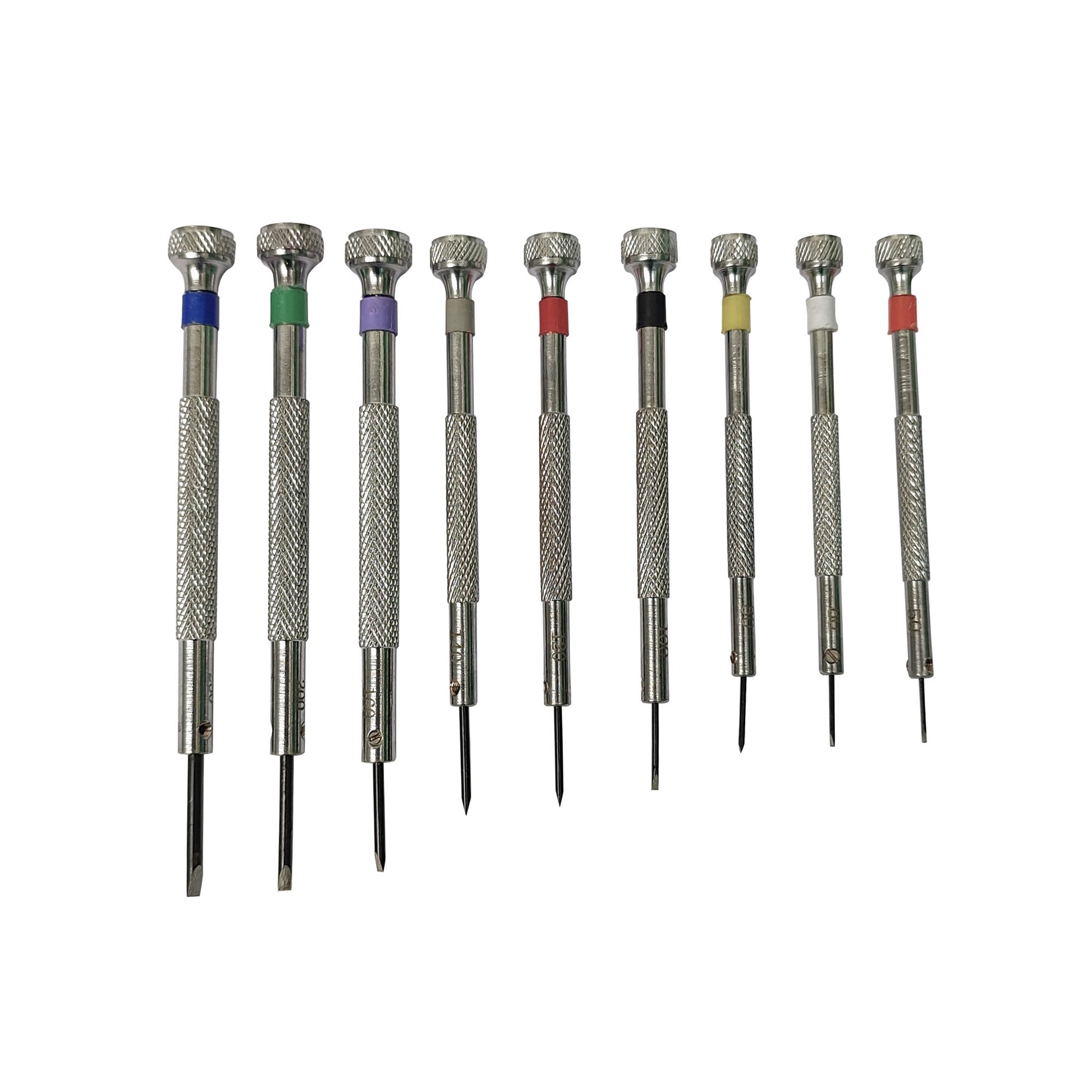 9 Piece Screwdriver Set with Spare Blades & Revolving Stand
