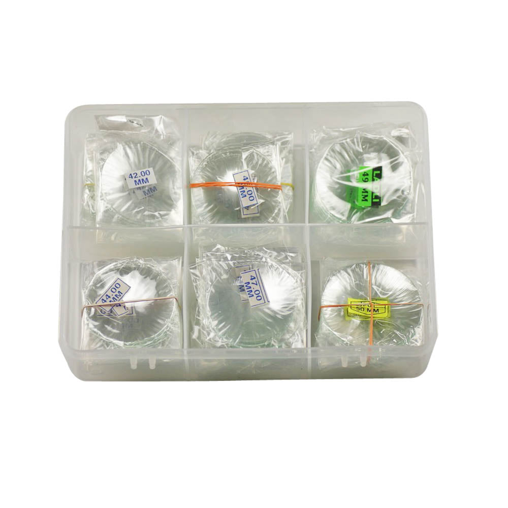 Watch Glass Mineral Dome Plain Watch Crystals 100 Pieces Size 410mm to 500mm
