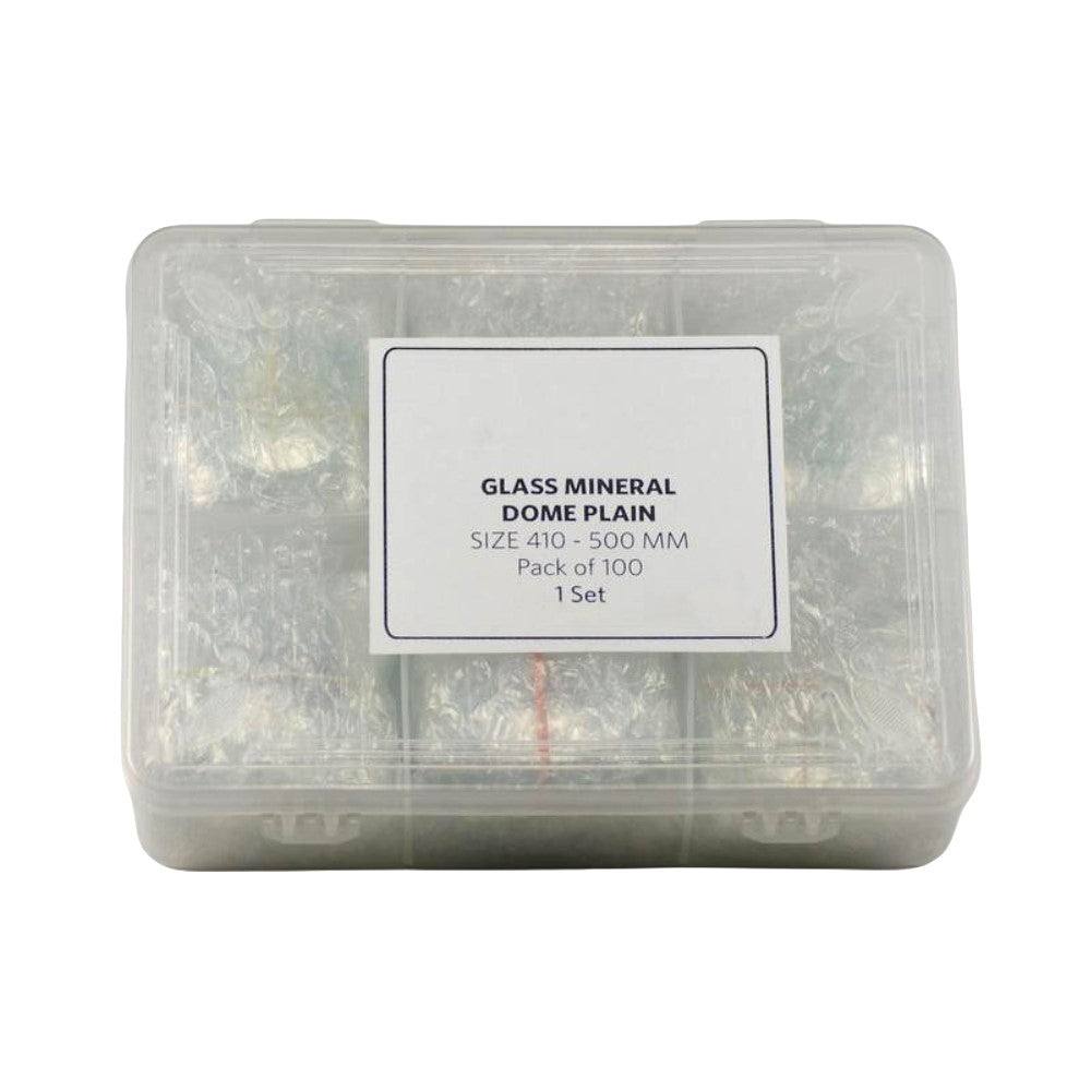 Watch Glass Mineral Dome Plain Watch Crystals 100 Pieces Size 410mm to 500mm