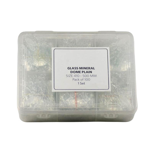 Watch Glass Mineral Dome Plain Watch Crystals 100 Pieces Size 410mm to 500mm