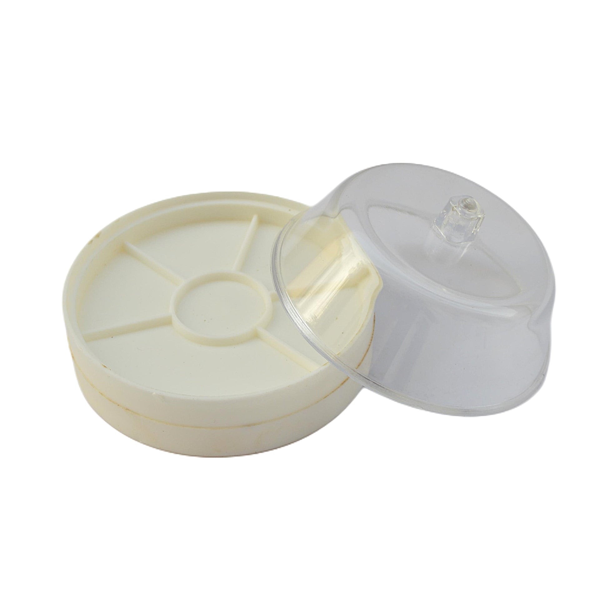 Dust Cover & Tray-Watch Parts Container with 2 Work Plates - Tray for Watchmaker