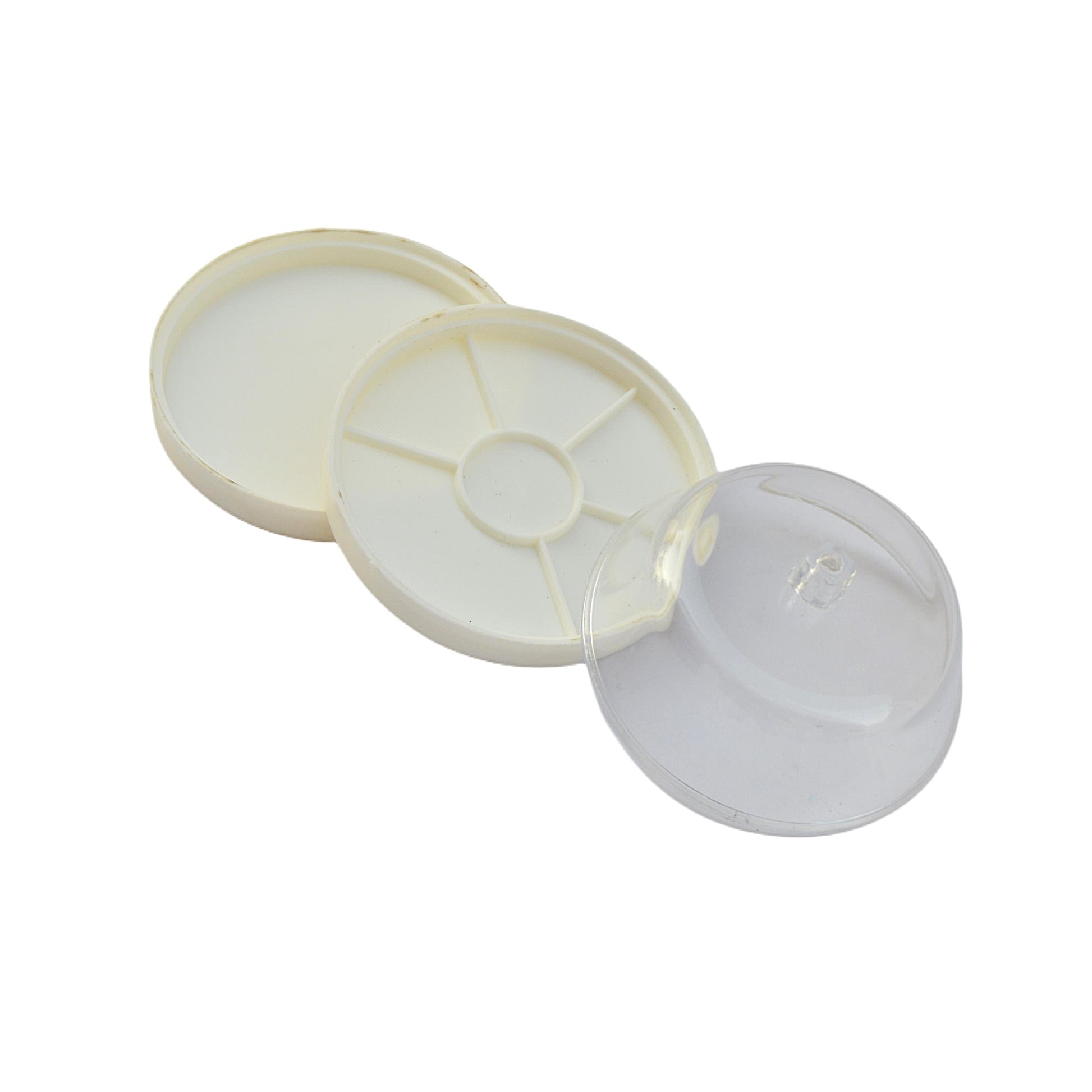 Dust Cover & Tray-Watch Parts Container with 2 Work Plates - Tray for Watchmaker