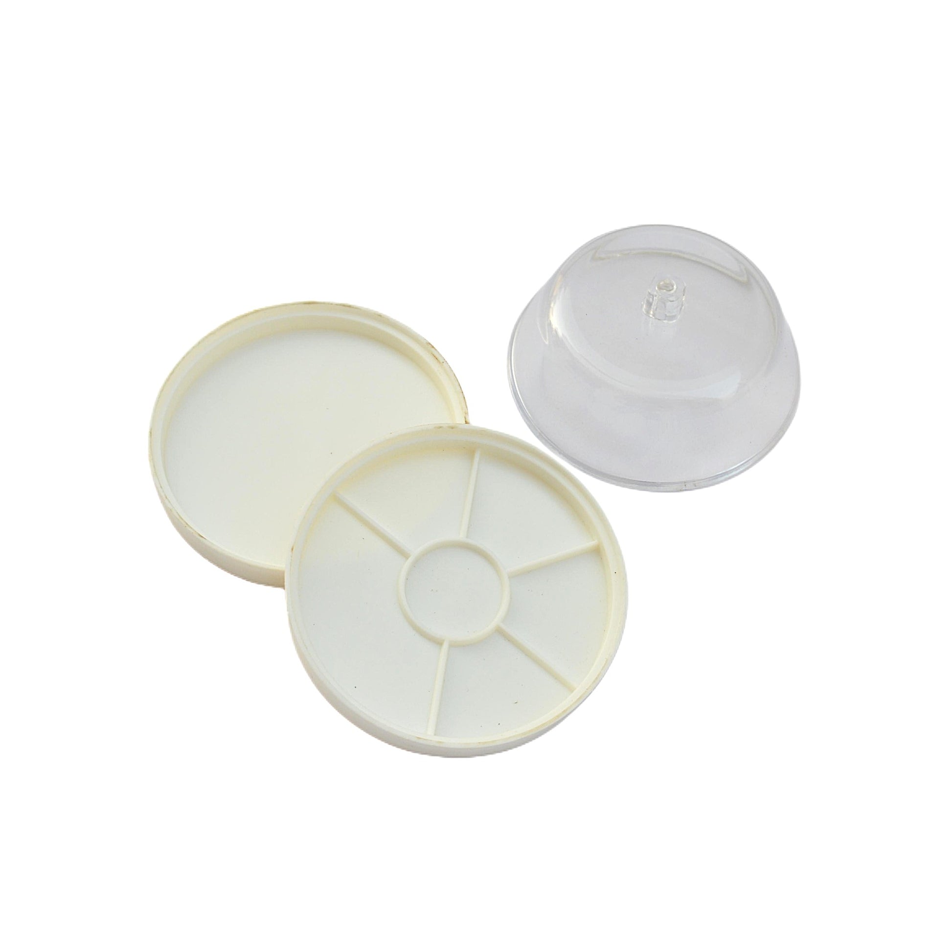 Dust Cover & Tray-Watch Parts Container with 2 Work Plates - Tray for Watchmaker