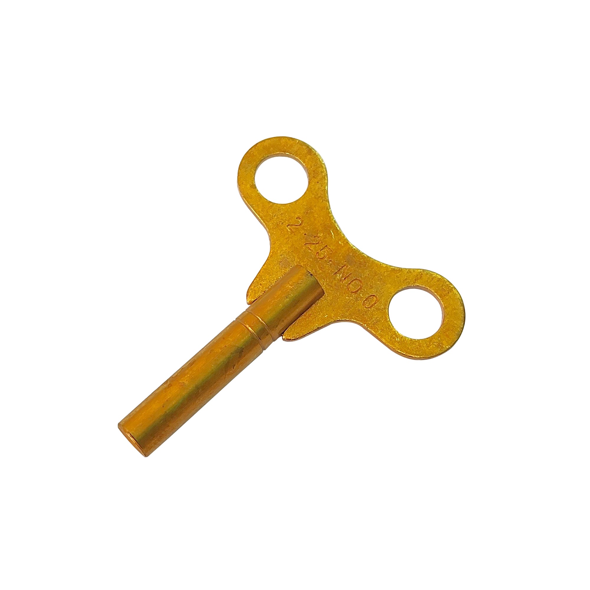 Brass Replacement Clock Key For Key Wind Clocks Size 000-18