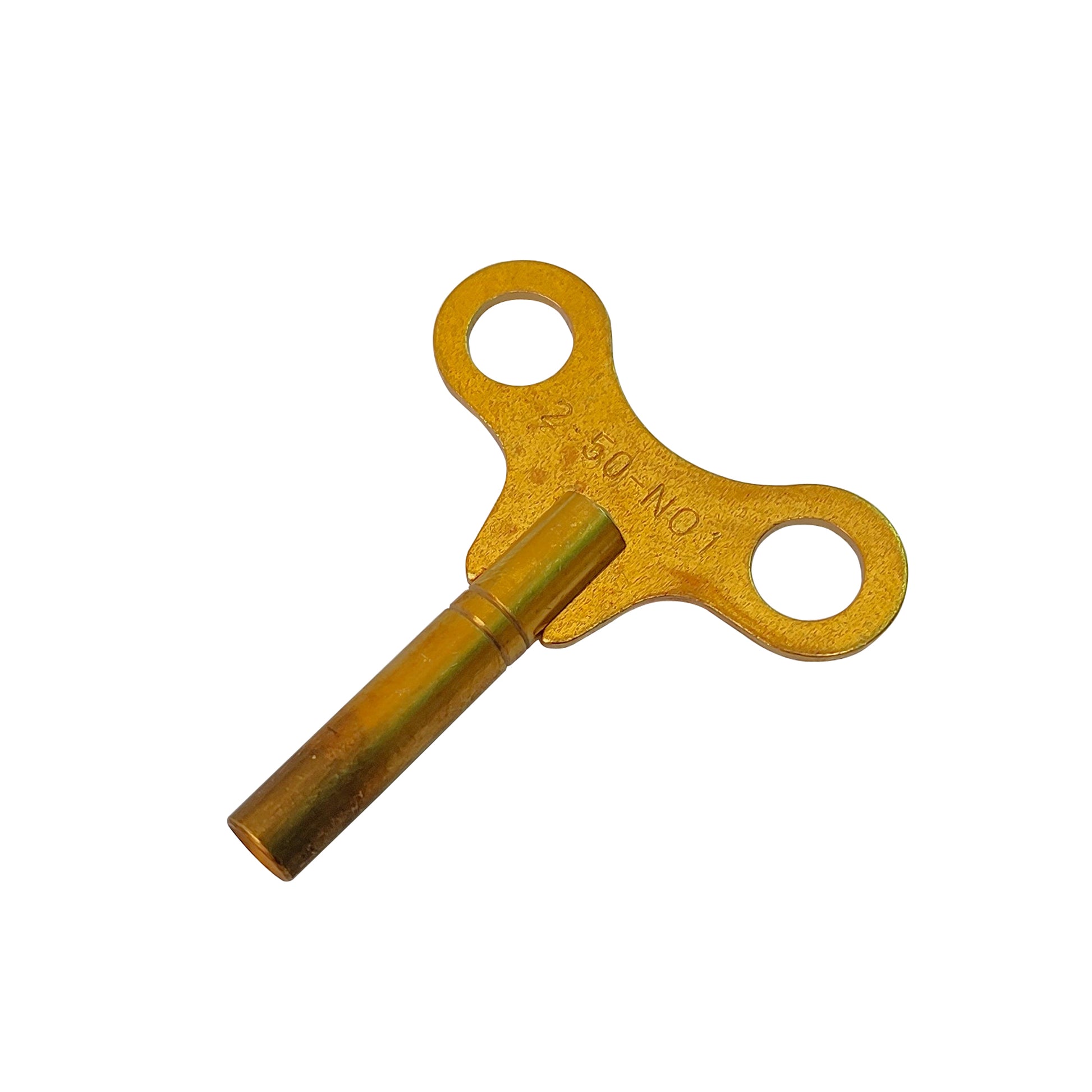Brass Replacement Clock Key For Key Wind Clocks Size 000-18