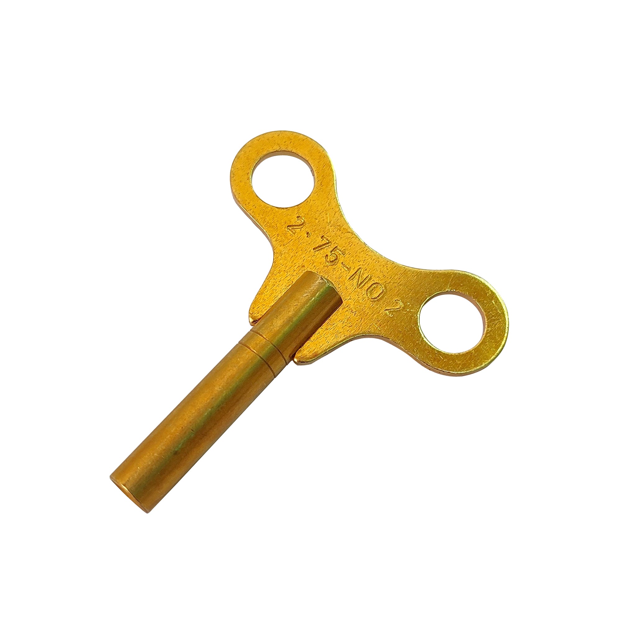 Brass Replacement Clock Key For Key Wind Clocks Size 000-18