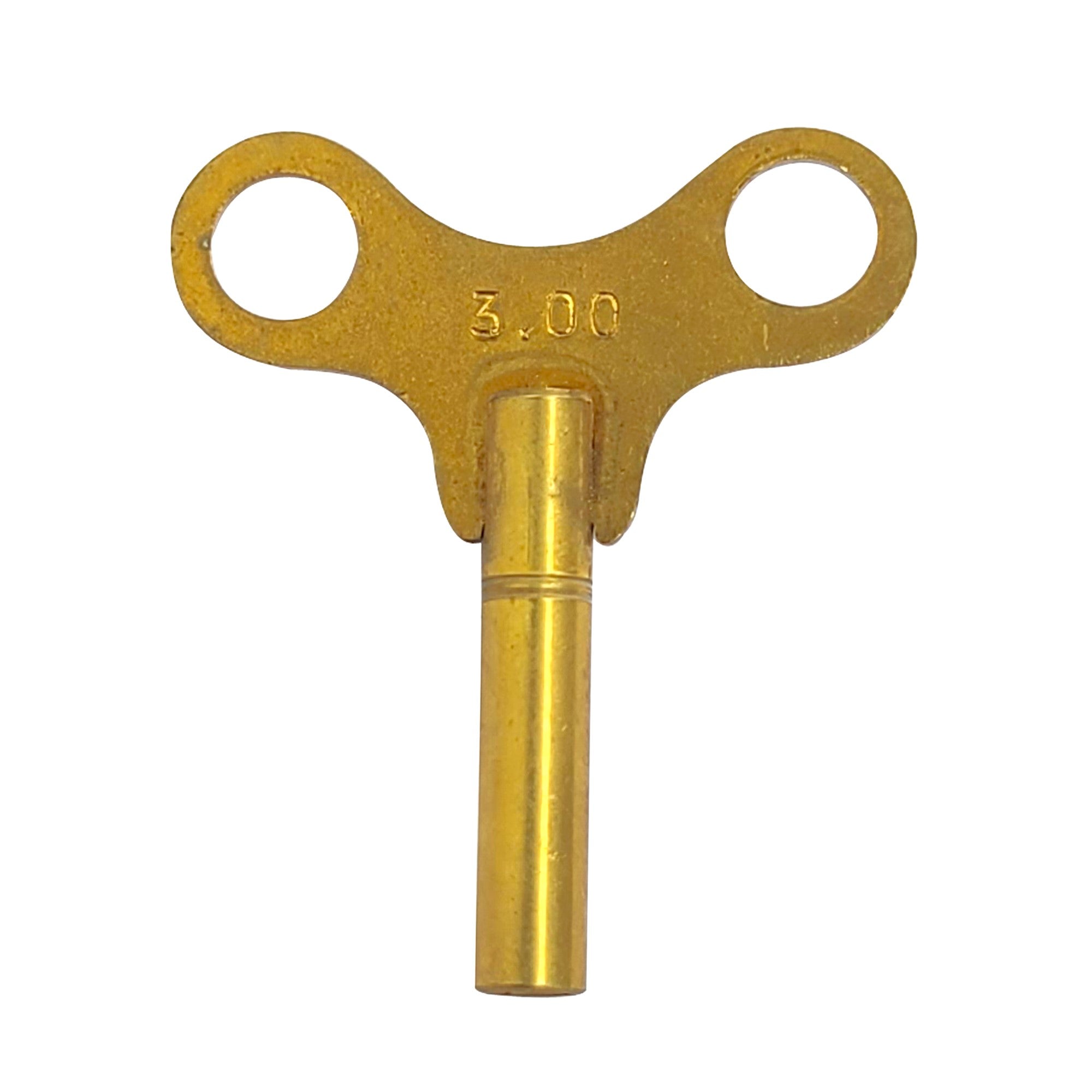 Brass Replacement Clock Key For Key Wind Clocks Size 000-18