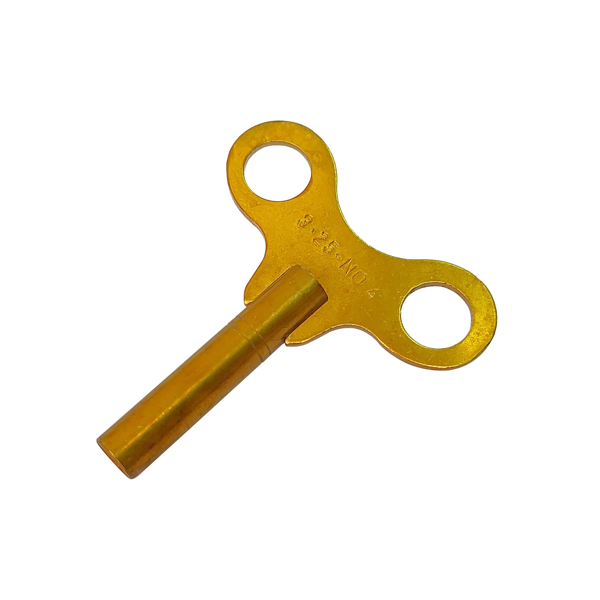 Brass Replacement Clock Key For Key Wind Clocks Size 000-18