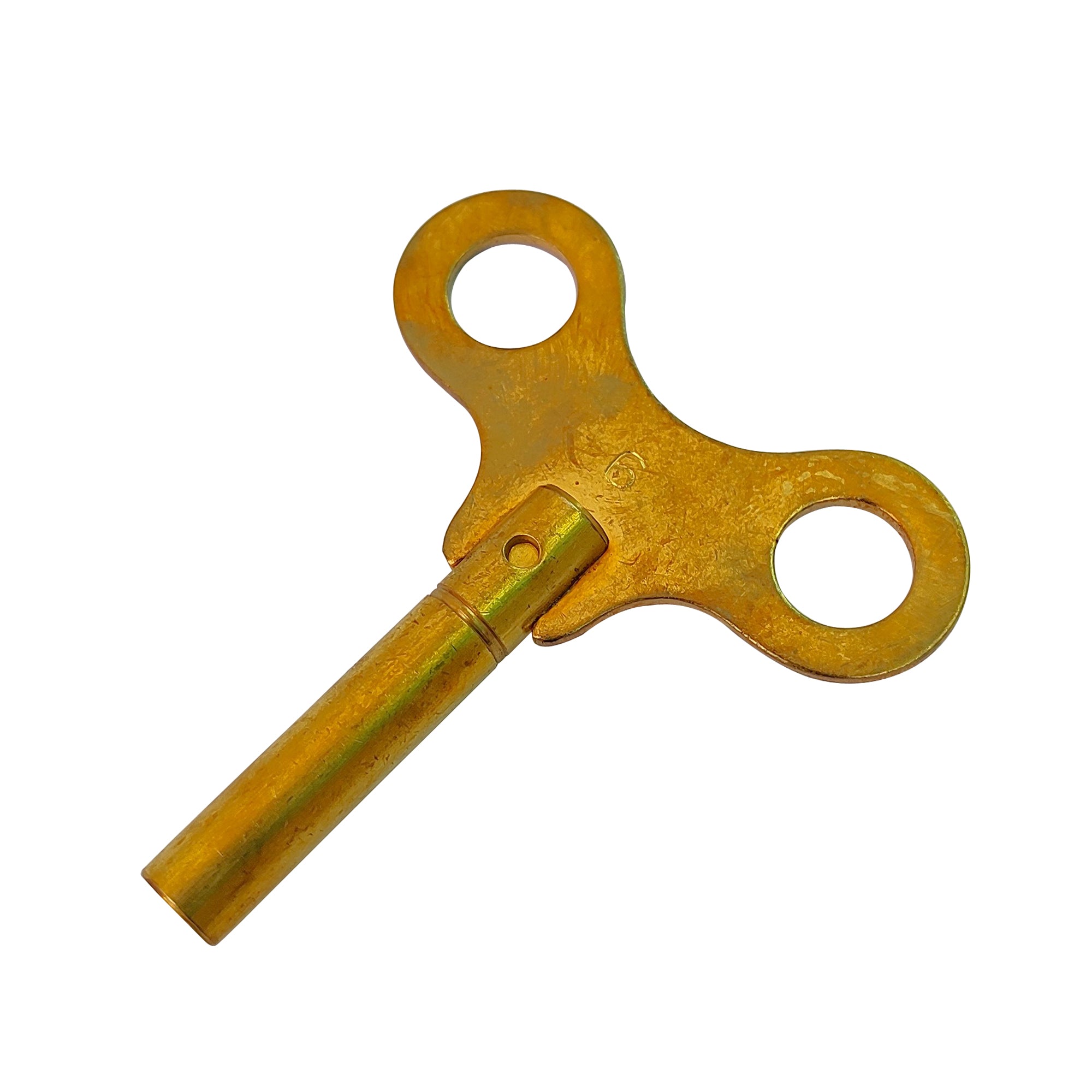 Brass Replacement Clock Key For Key Wind Clocks Size 000-18