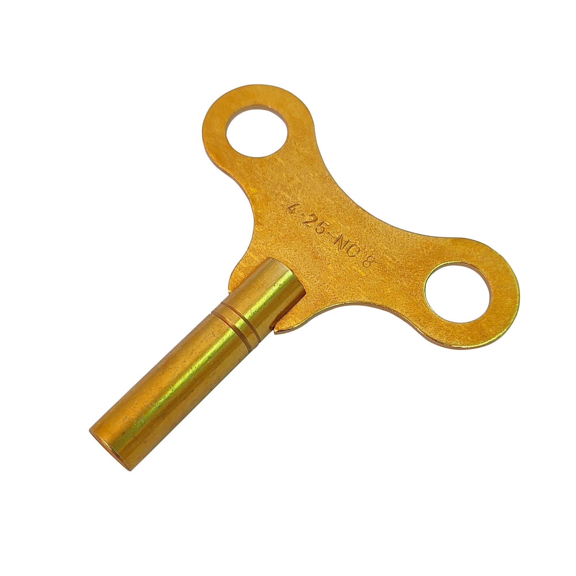 Brass Replacement Clock Key For Key Wind Clocks Size 000-18