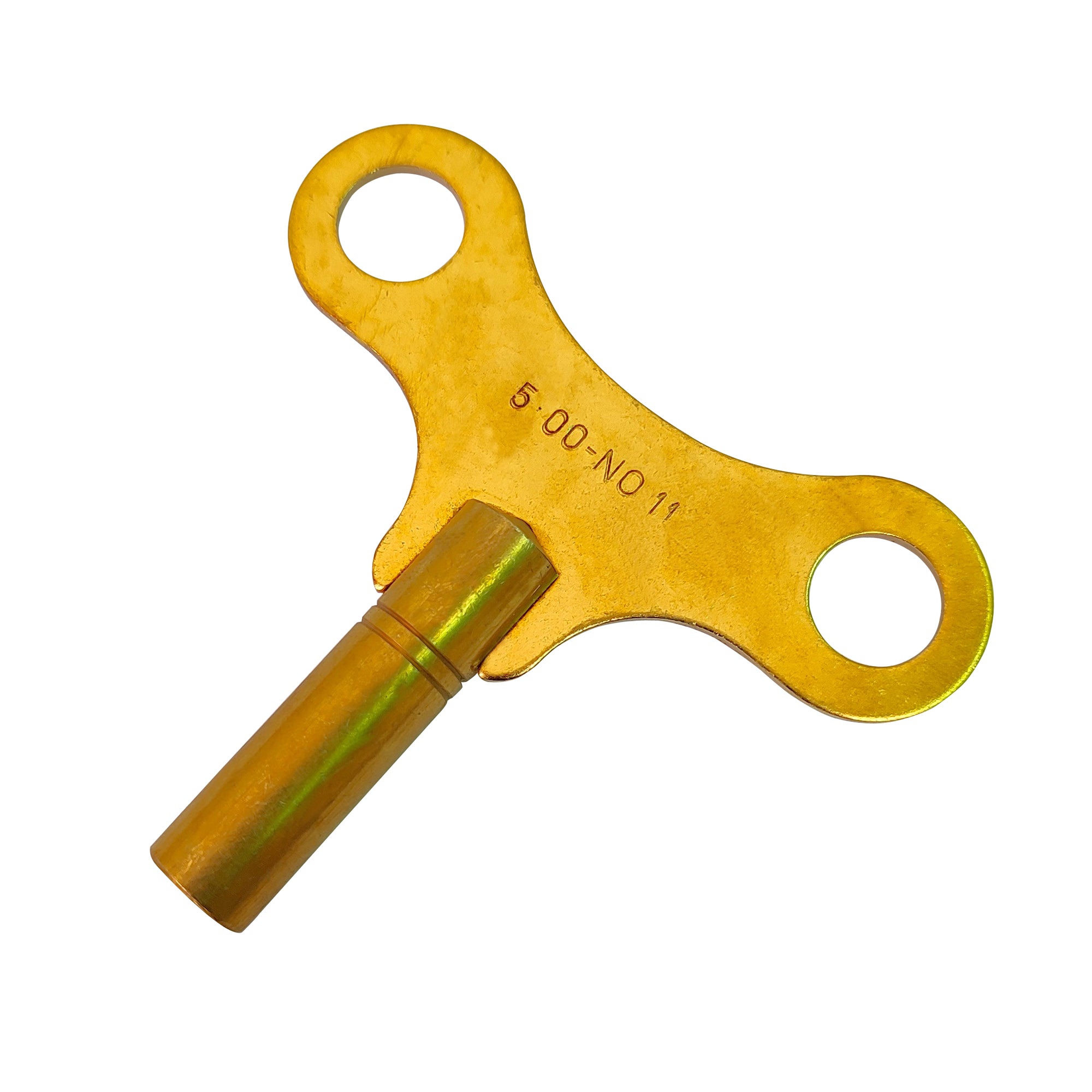 Brass Replacement Clock Key For Key Wind Clocks Size 000-18