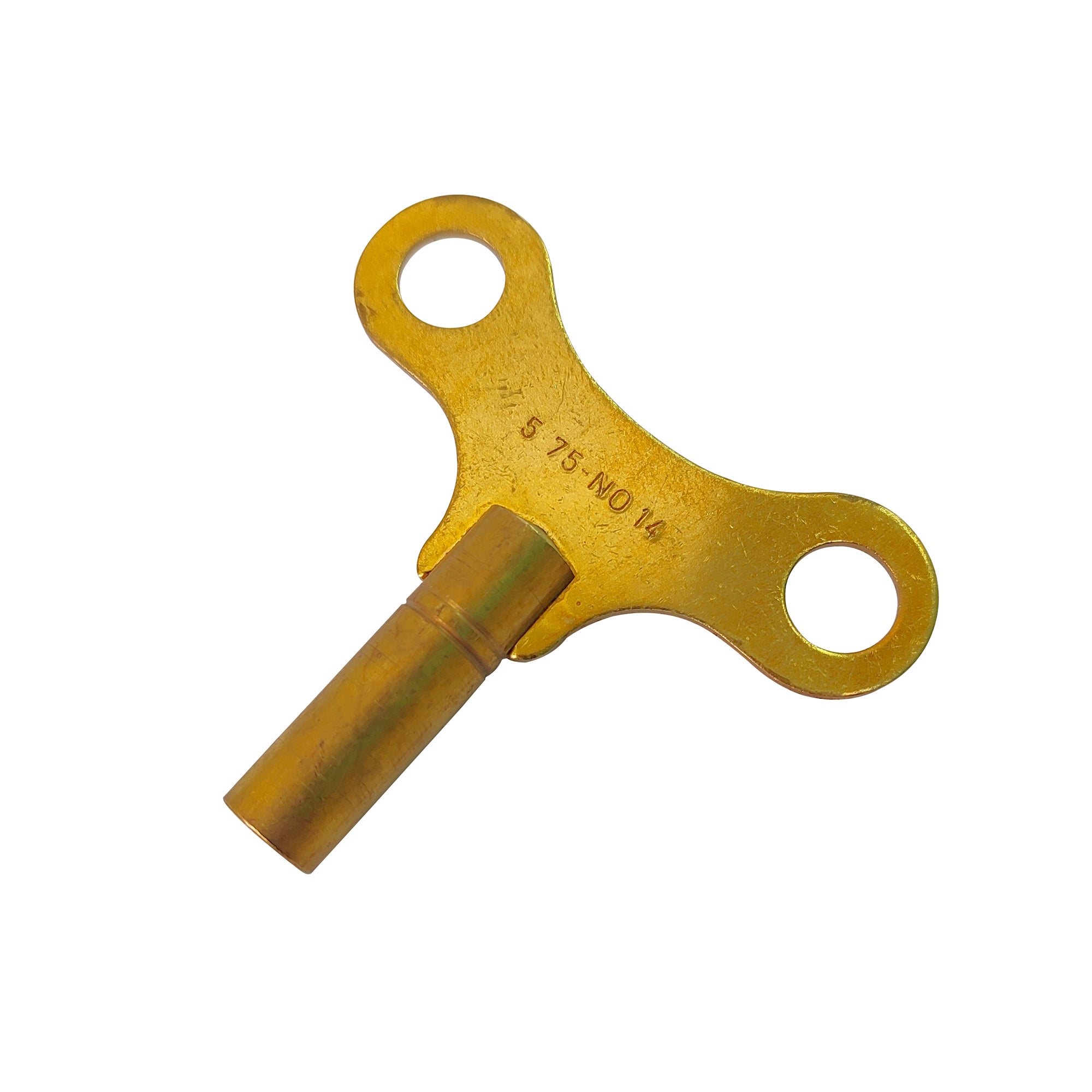 Brass Replacement Clock Key For Key Wind Clocks Size 000-18