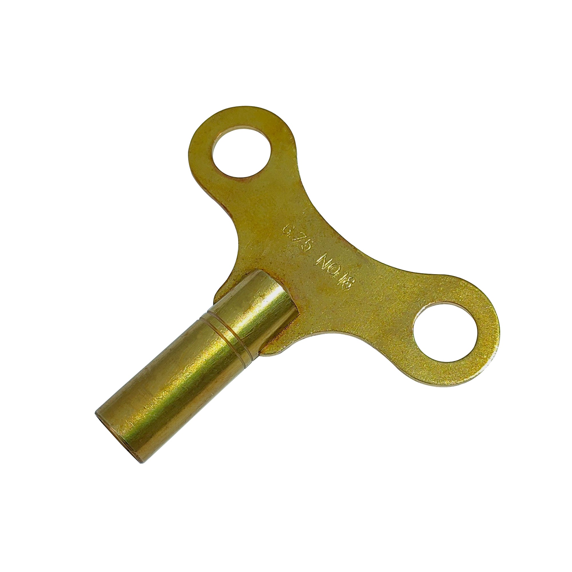 Brass Replacement Clock Key For Key Wind Clocks Size 000-18