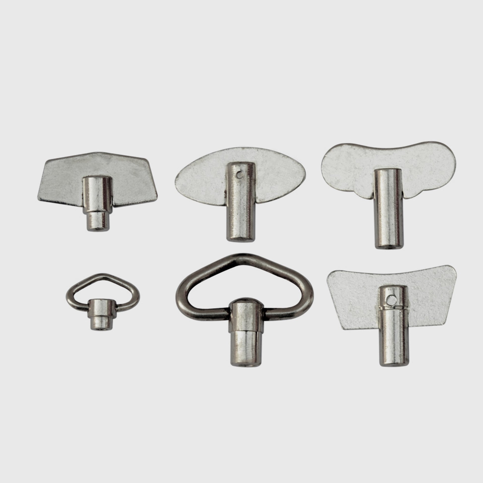Alarm Clock Key Set - All Clock Keys Nickeled (Pkt of 100 Pcs)