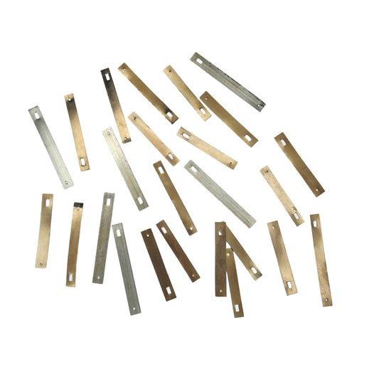 25 Suspension Feathers Mantle Grandfather Clock Parts - Springs Servicing Spares
