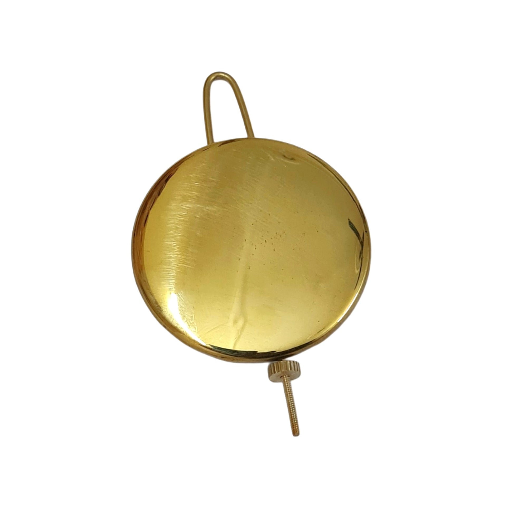 Brass Pendulum Bob & Wire  1 3/8" (35mm) - Clock Repair Tool
