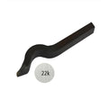 22K Curved Steel Purity Stamp Karat Jewelry Making Metal Design Charm Marking