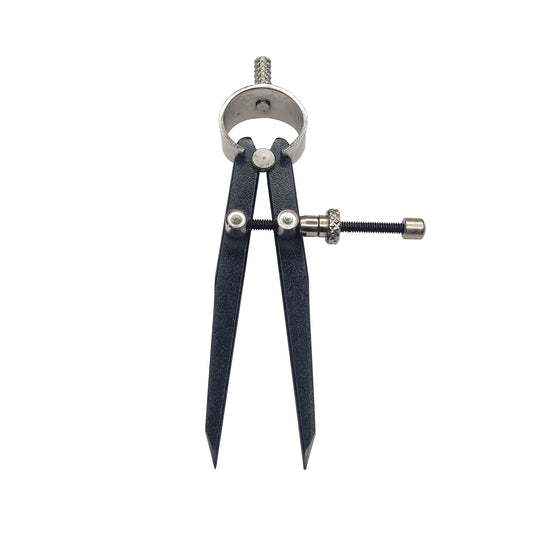 Premium Divider Black 3inch Steel Measuring Compass Gauge Jewelers Spring Tools