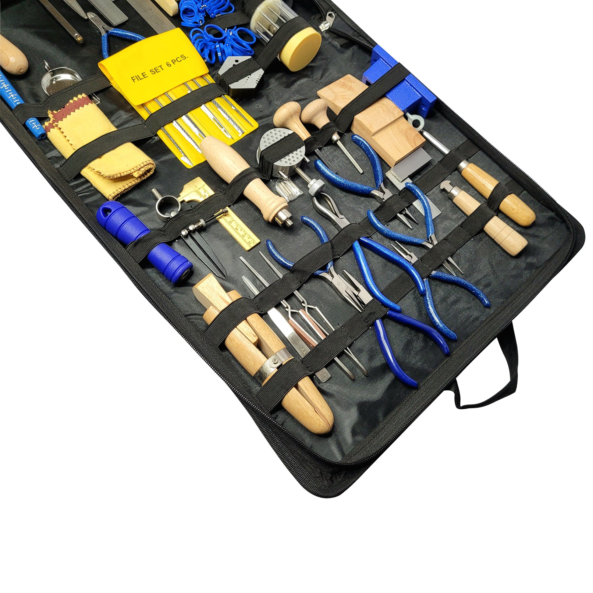 41 Piece Essential Jewelers/Crafters Tool Kit In Carrying Folder - Jewelry Making Tools