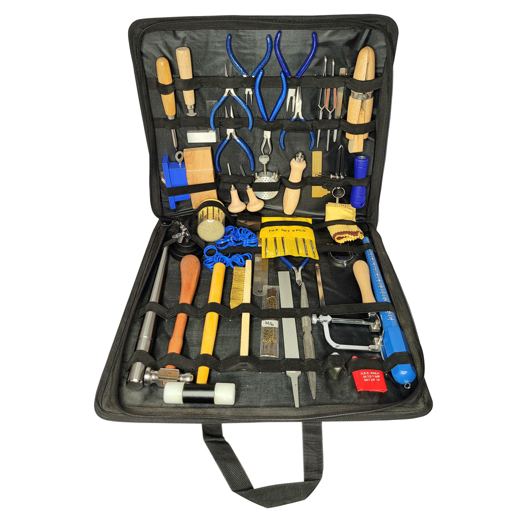 41 Piece Essential Jewelers/Crafters Tool Kit In Carrying Folder - Jewelry Making Tools