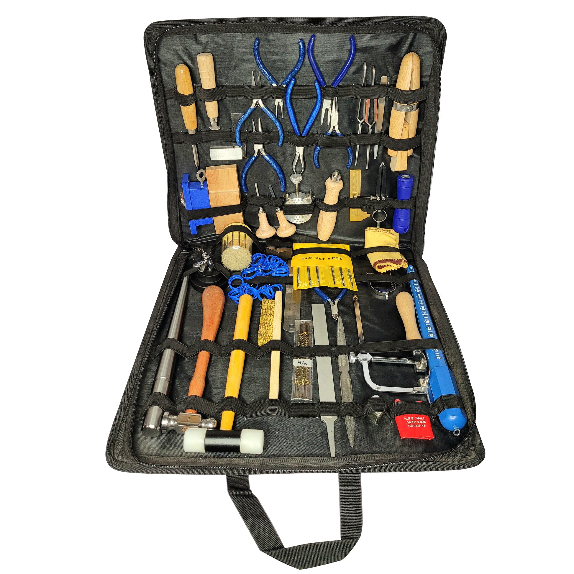 41 Piece Essential Jewelers/Crafters Tool Kit In Carrying Folder - Jewelry Making Tools