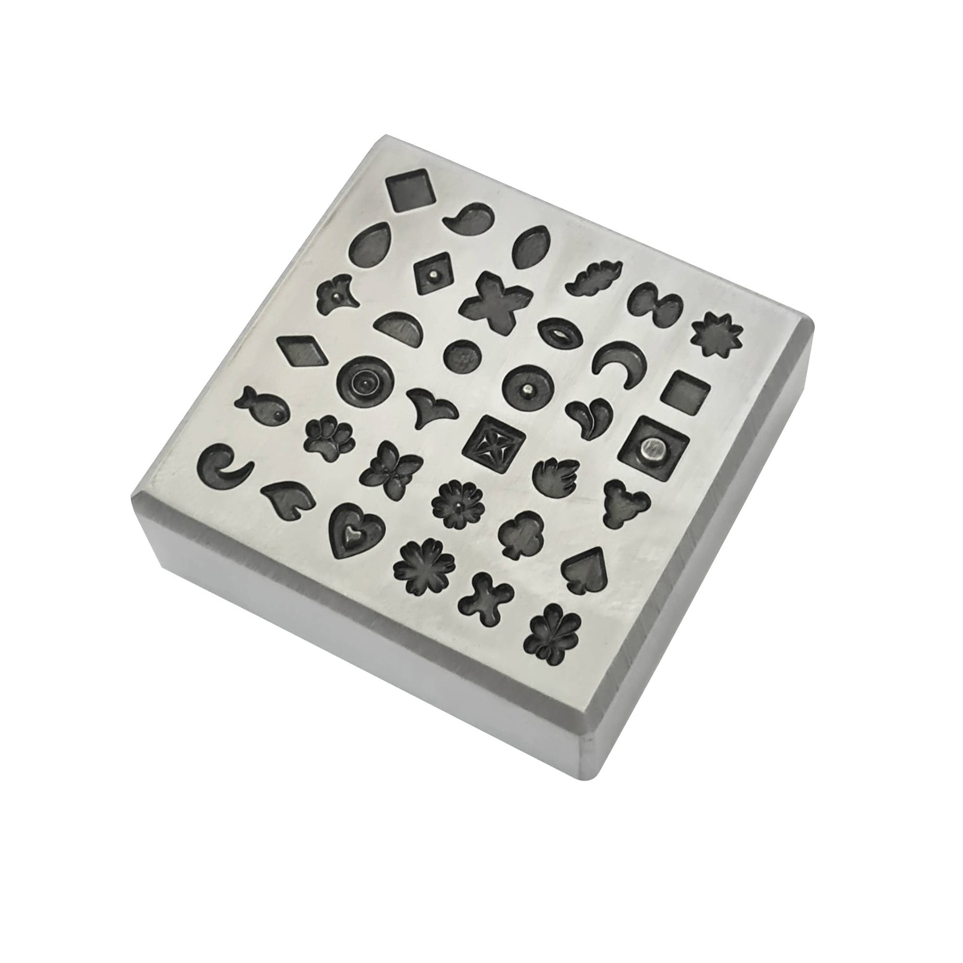 36 Impression Assorted Designs Shot Plate - Silversmith Tools - Jewelry Making