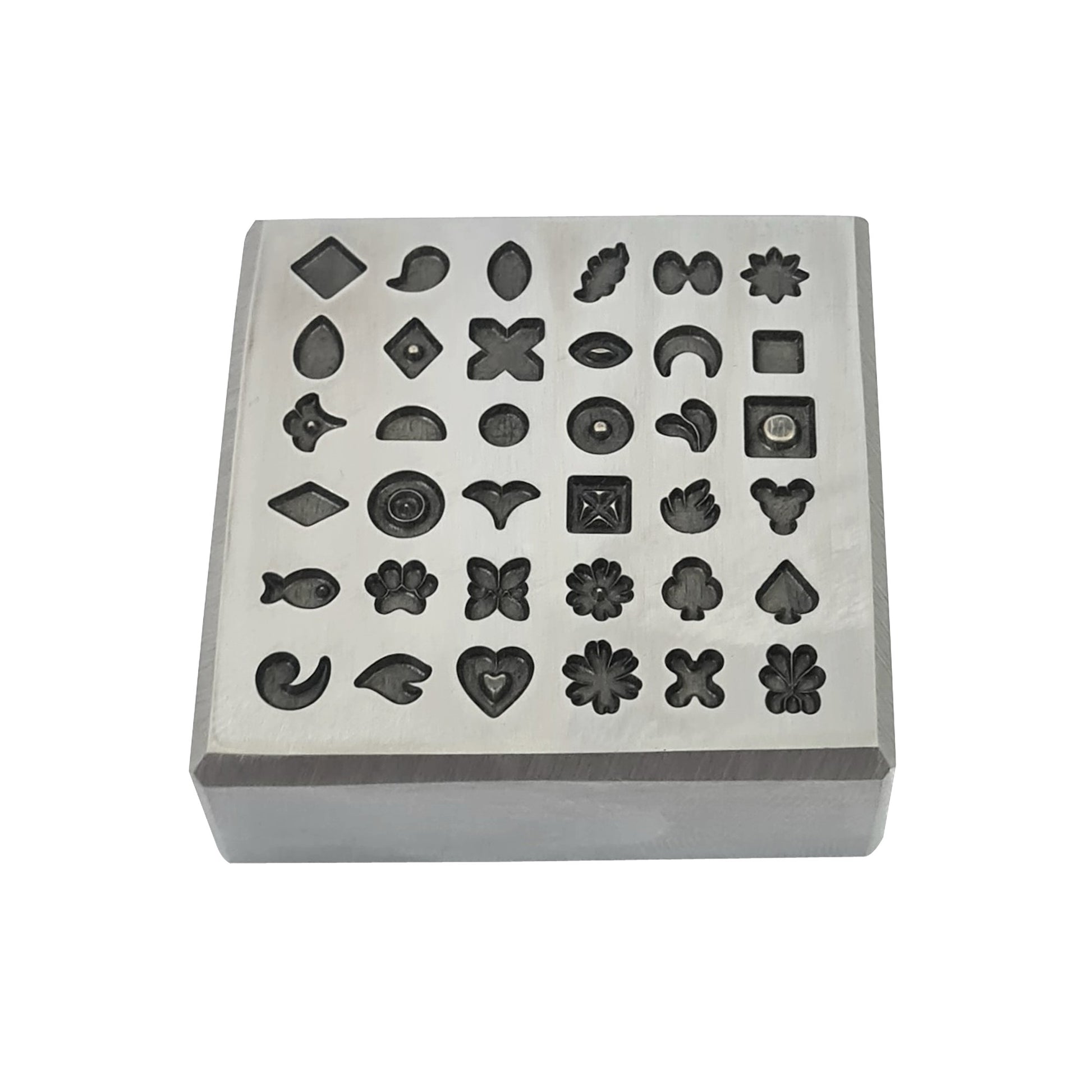36 Impression Assorted Designs Shot Plate - Silversmith Tools - Jewelry Making