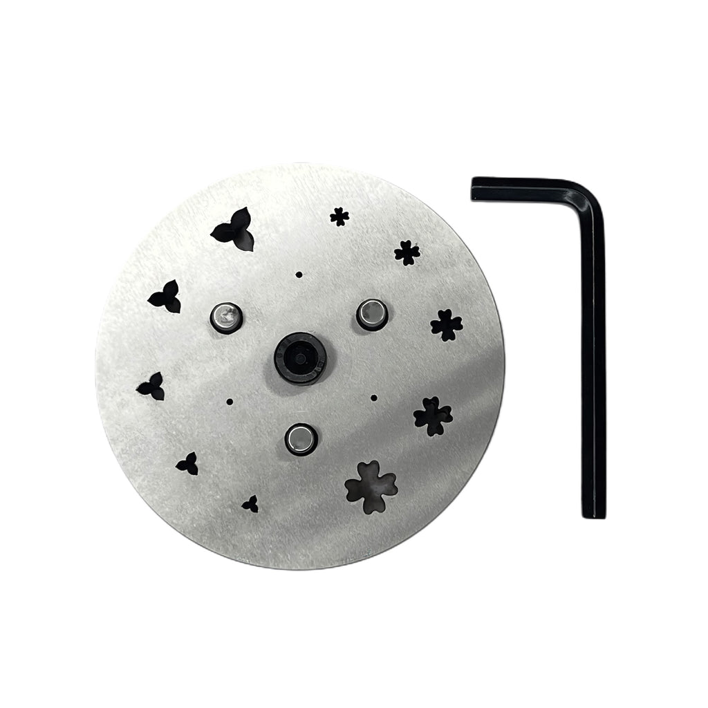 3 Petal & 4 Petal Flower Shape Disc Cutter - Set of 10 Punches Size 6mm to 16mm